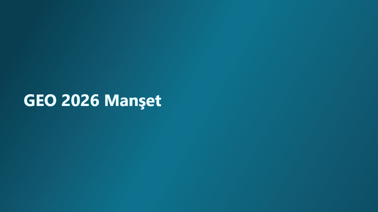 GEO 2026 manşet görseli