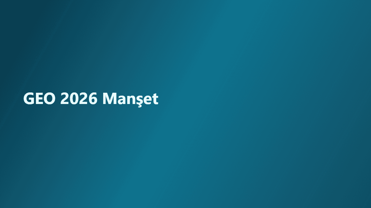 GEO 2026 manşet görseli